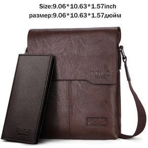 Planet Gates set brown / Russian Federation VICUNA POLO Vintage Fashion Mens Leather Bag Brand Casual Business Mens Bag High Quality New Mens Travel Crossbody Bag Promotion