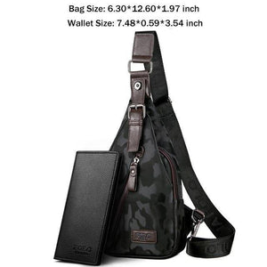 Planet Gates Set Camouflage Black / China New Arrival Magnetic Hasp Open Men Leather Chest Bag Famous Brand Men Travel Sling Shoulder Bag Casual Crossbody Bag