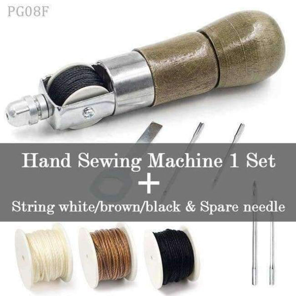 Planet Gates Set F DIY Leather Sewing Tool Leather Hand Sewing Machine Waxed Thread for Leather Craft Edge Stitching Belt Strips Shoemaker Tools