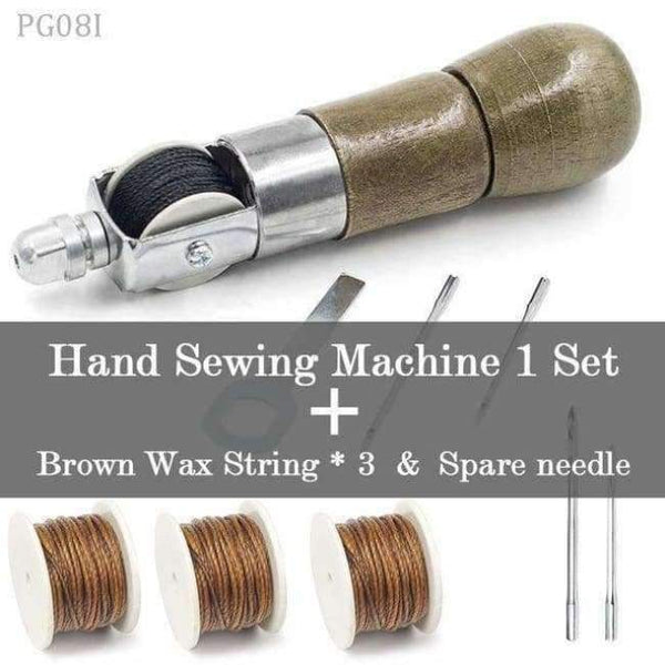 Planet Gates Set I DIY Leather Sewing Tool Leather Hand Sewing Machine Waxed Thread for Leather Craft Edge Stitching Belt Strips Shoemaker Tools