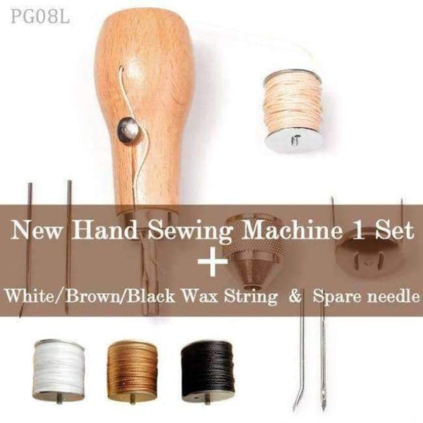 Planet Gates Set L DIY Leather Sewing Tool Leather Hand Sewing Machine Waxed Thread for Leather Craft Edge Stitching Belt Strips Shoemaker Tools