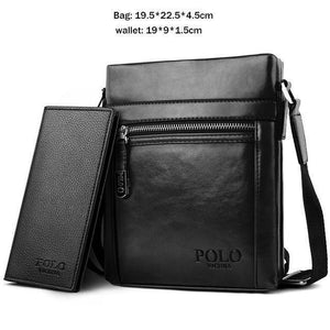 Planet Gates Set Large Black / China Quality Theftproof Waxy Leather Brand Man Bag With Metal Hasp Small Men's Crossbody Bag Vintage Shoulder Bags