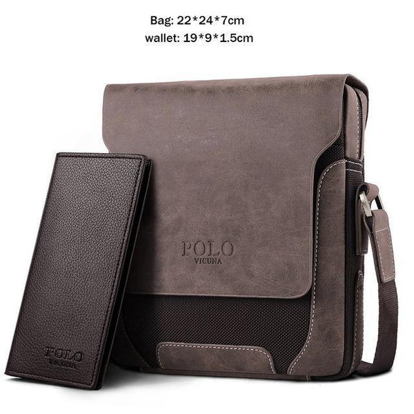 Planet Gates Set Large / China Vintage Casual Patchwork Durable Oxford Man Bag With Leather Cover Fashion Mens Travel Bag Fashion Crossbody Bag Man