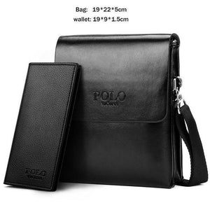 Planet Gates Set Medium Black / China Double Pocket Soft Leather Men Messenger Bag Small 2 Layer Mens Travel Bag Mens Bag For Phone