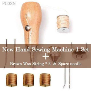 Planet Gates Set N DIY Leather Sewing Tool Leather Hand Sewing Machine Waxed Thread for Leather Craft Edge Stitching Belt Strips Shoemaker Tools