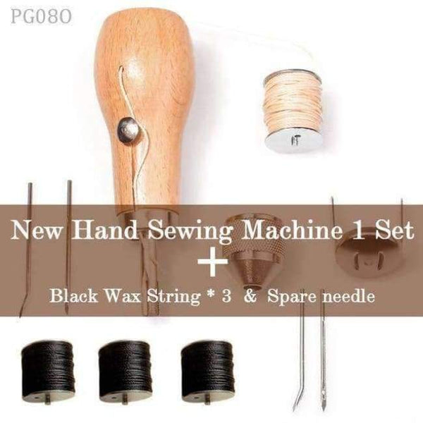 Planet Gates Set O DIY Leather Sewing Tool Leather Hand Sewing Machine Waxed Thread for Leather Craft Edge Stitching Belt Strips Shoemaker Tools