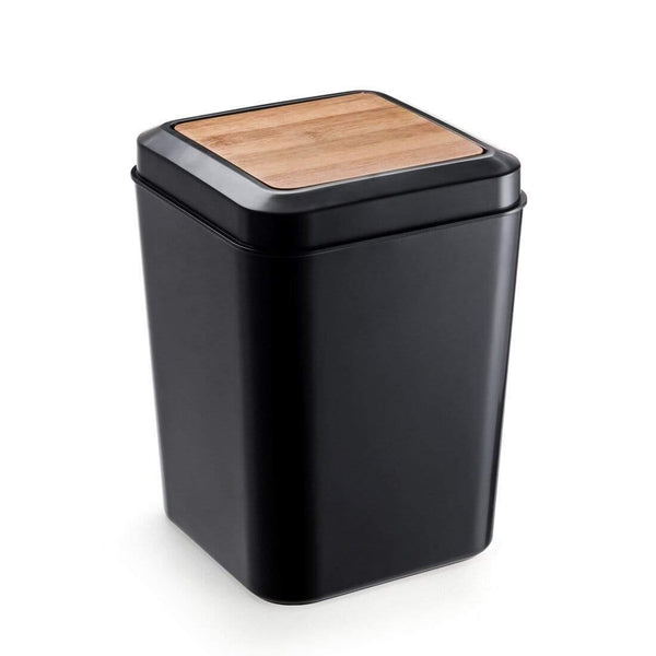 Planet Gates Set Of 6 Smartloc Plastic Bathroom Accessories Set Toothbrush Holder Toothpaste Dispenser Case Soap Box Shower Storage Black