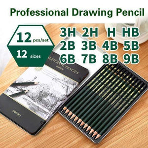 Planet Gates SET Pencils Wooden Lead Pencils Art Examination Special Professional Drawing Pencils Pens