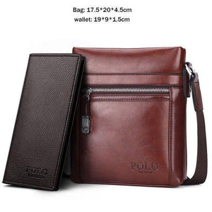 Planet Gates Set Small Brown / China Quality Theftproof Waxy Leather Brand Man Bag With Metal Hasp Small Men's Crossbody Bag Vintage Shoulder Bags
