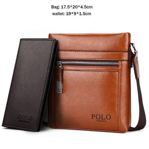 Planet Gates Set Small Khaki / China Quality Theftproof Waxy Leather Brand Man Bag With Metal Hasp Small Men's Crossbody Bag Vintage Shoulder Bags