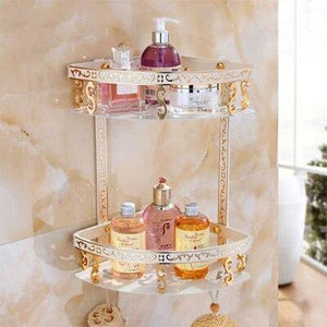 Planet Gates Set the basket Fashion White Wall Mounter Bath Hardware Sets Paper Towel Holder Rack Bathroom Accessories OYS-0227R