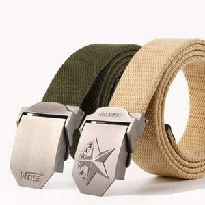 Planet Gates set1 / 110cm Hot male tactical belt Top quality Elastic Canvas belts for men NO5 Automatic buckle Outdoor Sport Long 160cm White Weave straps