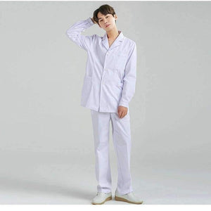 Planet Gates Set1 / L Women Hospital Medical Work Wear Suit Collar Nursing Clothing Doctor Uniform Short Sleeve Dental Beauty Salon Surgical Overalls