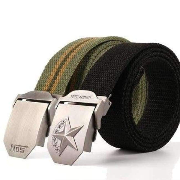 Planet Gates set3 / 110cm Hot male tactical belt Top quality Elastic Canvas belts for men NO5 Automatic buckle Outdoor Sport Long 160cm White Weave straps