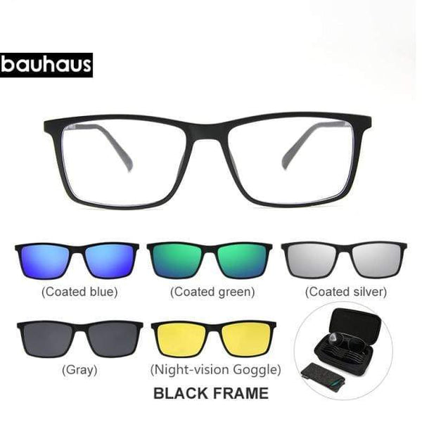 Planet Gates set5 C1 Magnet Sunglasses Clip Mirrored Clip on Magnetic Sunglasses Clip on Glasses Men Polarized Clip Custom Prescription Myopia