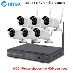 Planet Gates SETC 1x6 / None Video Surveillance Camera System Wireless CCTV Kit 1080P Ip NVR Kit Ip Camera Outdoor Security System Video Surveillance Kit