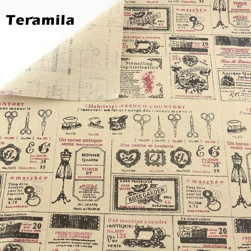 Planet Gates Sewing Material Tissu Cartoon Drawing Tablecloth Pillow Bag Curtain Cushion TERAMILA Home Textile Cotton Linen Fabric
