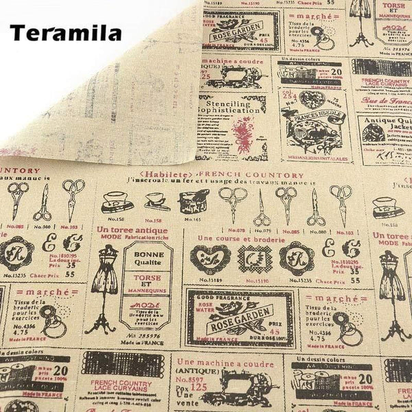 Planet Gates Sewing Material Tissu Cartoon Drawing Tablecloth Pillow Bag Curtain Cushion TERAMILA Home Textile Cotton Linen Fabric