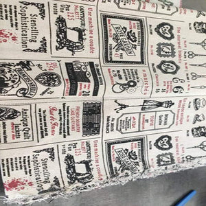 Planet Gates Sewing Material Tissu Cartoon Drawing Tablecloth Pillow Bag Curtain Cushion TERAMILA Home Textile Cotton Linen Fabric