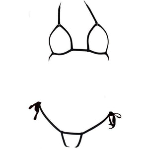 Planet Gates Sexy Bandage Mini Micro Exotic Bikini Bra + G-strings Thongs Open Crotch Erotic Lingerie Underwear Sets Plus Size