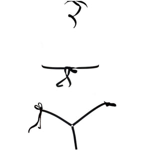 Planet Gates Sexy Bandage Mini Micro Exotic Bikini Bra + G-strings Thongs Open Crotch Erotic Lingerie Underwear Sets Plus Size