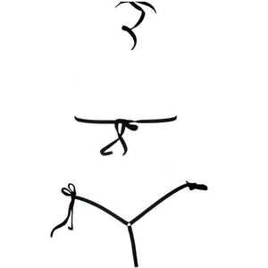 Planet Gates Sexy Bandage Mini Micro Exotic Bikini Bra + G-strings Thongs Open Crotch Erotic Lingerie Underwear Sets Plus Size