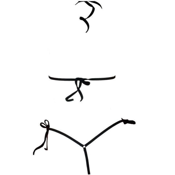 Planet Gates Sexy Bandage Mini Micro Exotic Bikini Bra + G-strings Thongs Open Crotch Erotic Lingerie Underwear Sets Plus Size