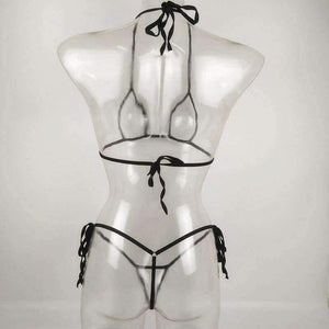 Planet Gates Sexy Bandage Mini Micro Exotic Bikini Bra + G-strings Thongs Open Crotch Erotic Lingerie Underwear Sets Plus Size