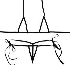 Planet Gates Sexy Bandage Mini Micro Exotic Bikini Bra + G-strings Thongs Open Crotch Erotic Lingerie Underwear Sets Plus Size