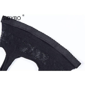 Planet Gates Sexy Fancy Stocking Black Fishnet Thigh High Stockings 2018 Spring Summer Pantyhose Knee Socks Party Club Hosiery