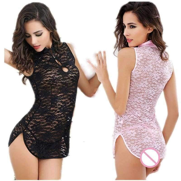 Planet Gates Sexy lingerie Baby Dolls women Exotic Apparel lingerie cheongsam Transparent sexy underwear hot sexy costumes cosplay nightdress