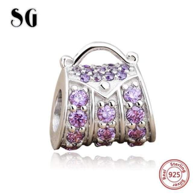 Planet Gates SG high heel shoes perfume bottle handbag suitcase gift box charms silver 925 fit original pandora bracelet jewelry&beads making