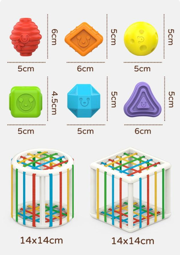 Planet Gates Shape Sorting Block Games Baby Montessori Learning Educational Toys For Baby Grasping Sorting Ability 0-12 Months