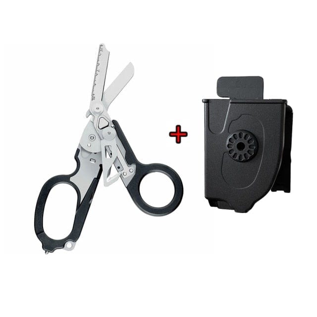 Planet Gates Raptor Emergency Response Shears Multifunctional Outdoor Tools With Glass Breaker Strap Cutter Folding Pliers Safety Hammer