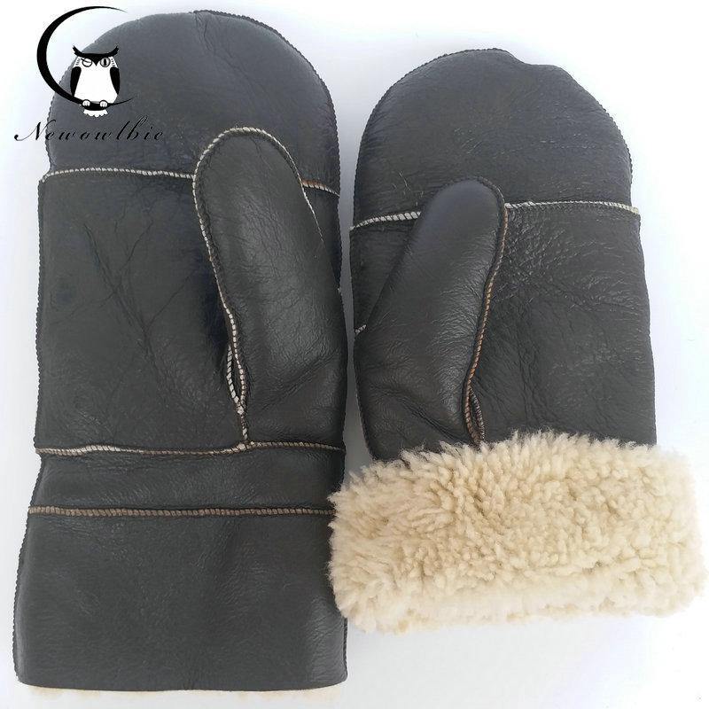 Planet Gates Sheepskin gloves luva thickened,enlarged ,pure natural high quality sheepskin gloves,baseball gloves,warm
