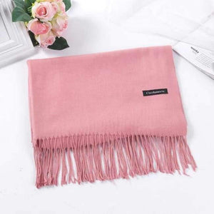 Planet Gates Shell pink Luxury Brand Scarf Unisex 2018 Female Male Best Quality Wool Cashmere Scarf Pashmina Tassels Women Men Wrap Shawl S-11