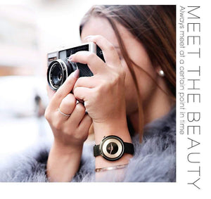 Planet Gates Shengke Women Watches Women Fashion Clock Vintage Design Ladies Watch Luxury Brand Classical Gold Metal Slice Zegarek Damski