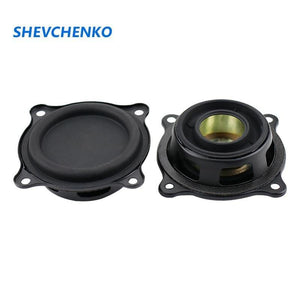 SHEVCHENKO 2.5Inch 65.5mm Bass Radiator Passive Radiator Speaker Bass Vibration Rubber Edge Low Range Subwoofer DIY 2pcs
