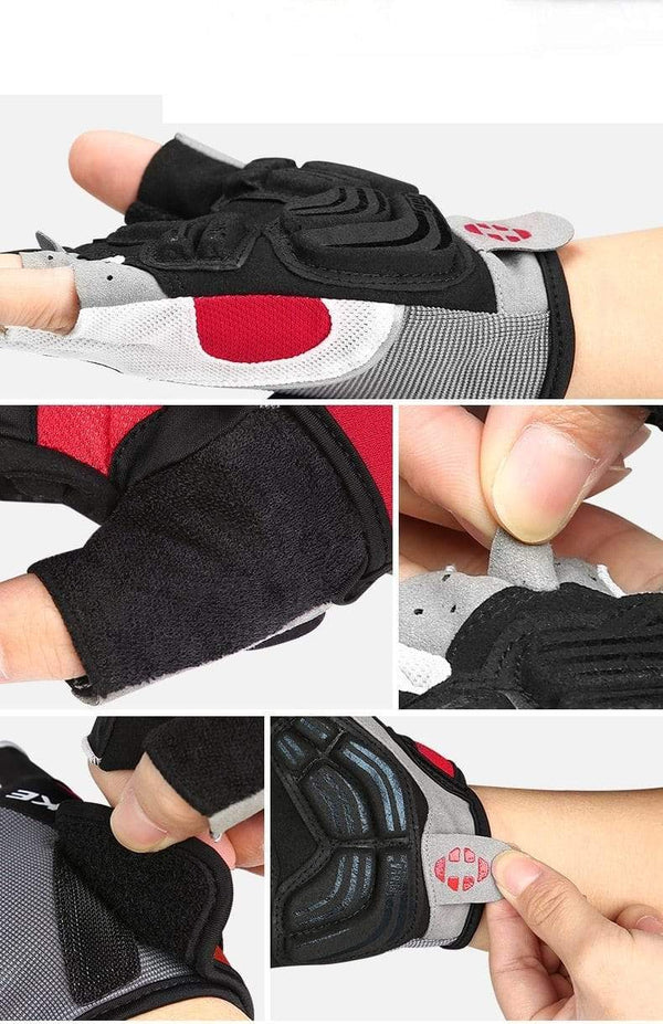 Planet Gates Shockproof GEL Pad Cycling Gloves Half Finger Sport Gloves Men Women Summer Bicycle Gym Fitness Gloves MTB Bike Gloves