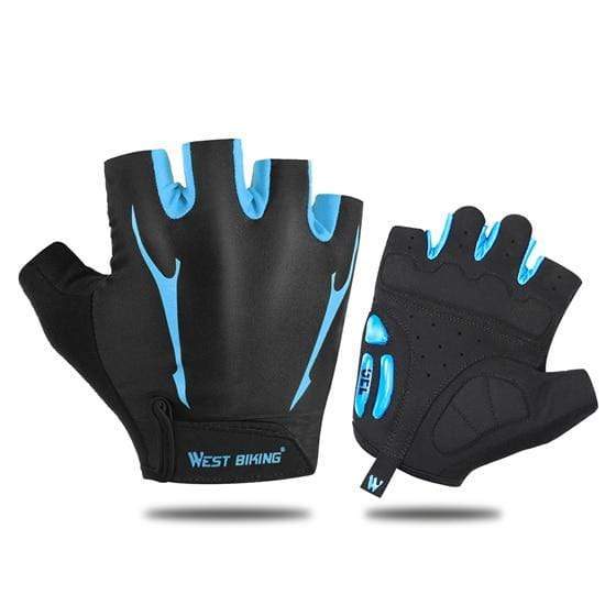 Planet Gates Short Blue / M Cycling Gloves Men Women Sports Full Finger GEL Bike Gloves Touch Screen Windproof Warm MTB Road Bicycle Gloves