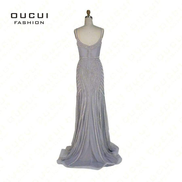 Planet Gates Short dress gold / 2 Crystal Royal Blue Color Party Occasion Formal Long Evening Dress OL102829