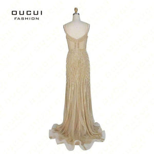 Planet Gates Short dress gold / 2 Crystal Royal Blue Color Party Occasion Formal Long Evening Dress OL102829