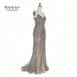 Planet Gates Short dress gold / 2 Crystal Royal Blue Color Party Occasion Formal Long Evening Dress OL102829