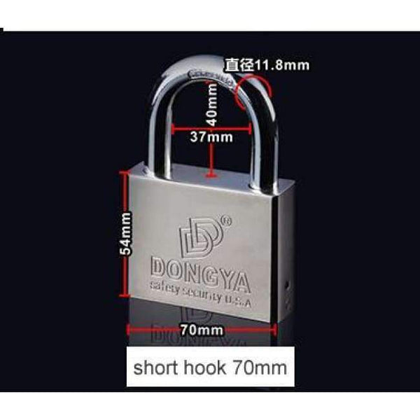 Planet Gates short hook 70MM Short/long hook padlock,Anti-theft, Anti-rain, High resistance to rust, safety security,master key,copper cylinder,home hardware