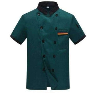 Planet Gates short sleeve 3 / XL Men Long-sleeved Chef Jacket Hotel Service Working Wear Restaurant Kitchen Work Tooling Chef Uniform Cooking Clothes Women 89