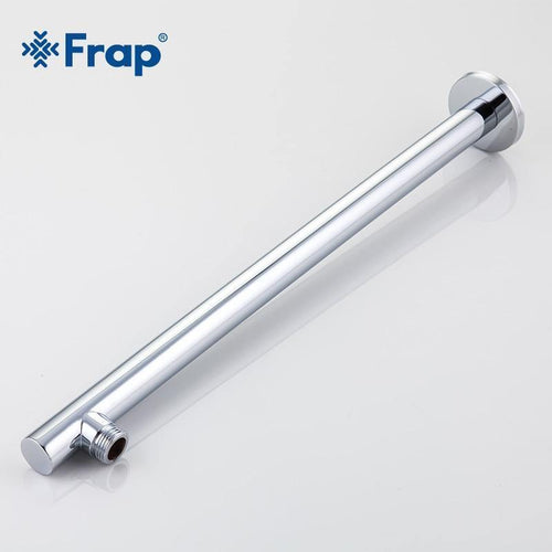 Planet Gates Shower Arm Shower Head Concealed Wall Mounted Fixed Pipe Shower Holder Cylindrical Chrome Shower Rail Y81020