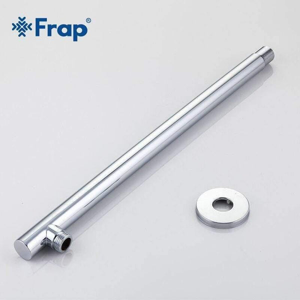 Planet Gates Shower Arm Shower Head Concealed Wall Mounted Fixed Pipe Shower Holder Cylindrical Chrome Shower Rail Y81020