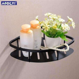 Planet Gates Shower Basket AODEYI Bathroom Hardware Set Black Robe Hook Towel Rail Rack Bar Shelf Paper Holder Toothbrush Holder Bathroom Accessories
