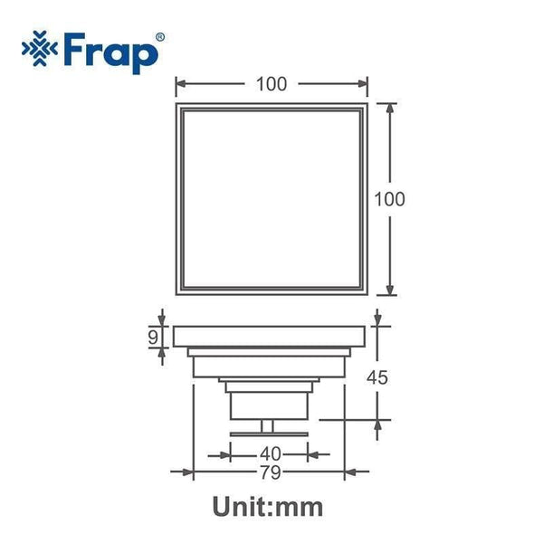 Planet Gates Shower Drain 10X10cm Antique Solid Brass Floor Drain Cover Strainer Bathroom Bath Accessories Art Carved Square DrainY38070
