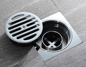 Planet Gates Shower Floor Drain Waste Drainer Bathroom Kitchen Cover Hair Shower Catcher Clean Strainer Y38103 (Y38103)